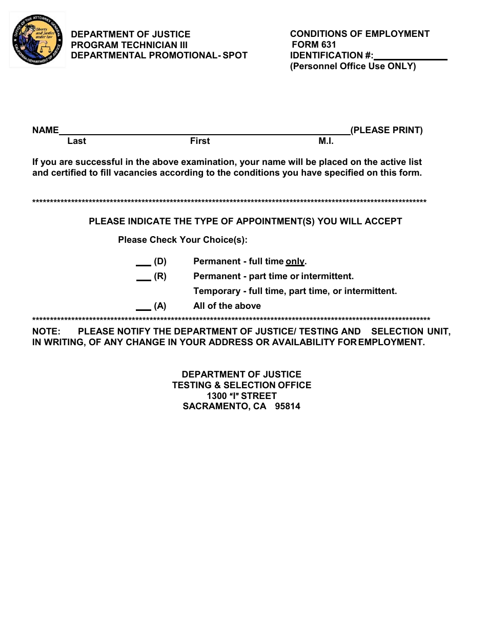 Program Technician Iii Examination Bulletin - California, Page 6
