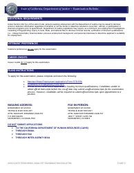 Associate Personnel Analyst Examination Bulletin - California, Page 5