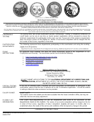 Form OA60-5797 Qualifications Assessment (Qa) for Graduate Legal Assistant - California