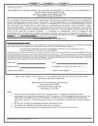 Form OA60-5797 Qualifications Assessment (Qa) for Graduate Legal Assistant - California, Page 4