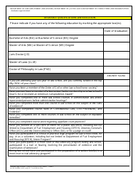 Form OA60-5797 Qualifications Assessment (Qa) for Graduate Legal Assistant - California, Page 8