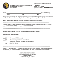 Criminal Identification Specialist II Examination Bulletin - California, Page 7
