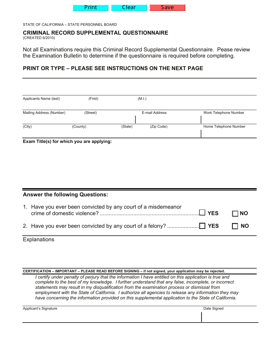 Special Agent Trainee Examination Bulletin - California, Page 10
