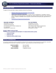 Special Agent Trainee Examination Bulletin - California, Page 7
