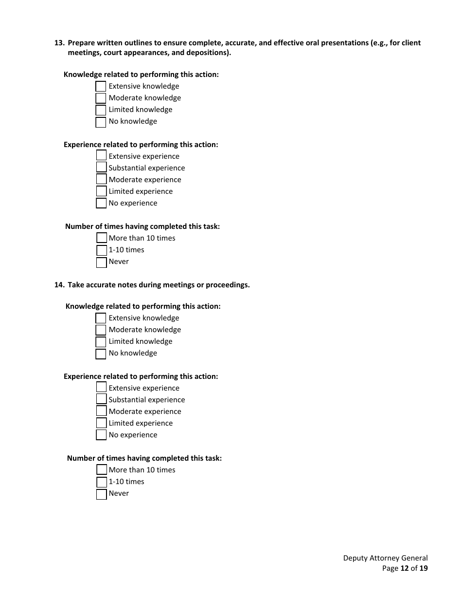Deputy Attorney General Examination Bulletin - California, Page 17