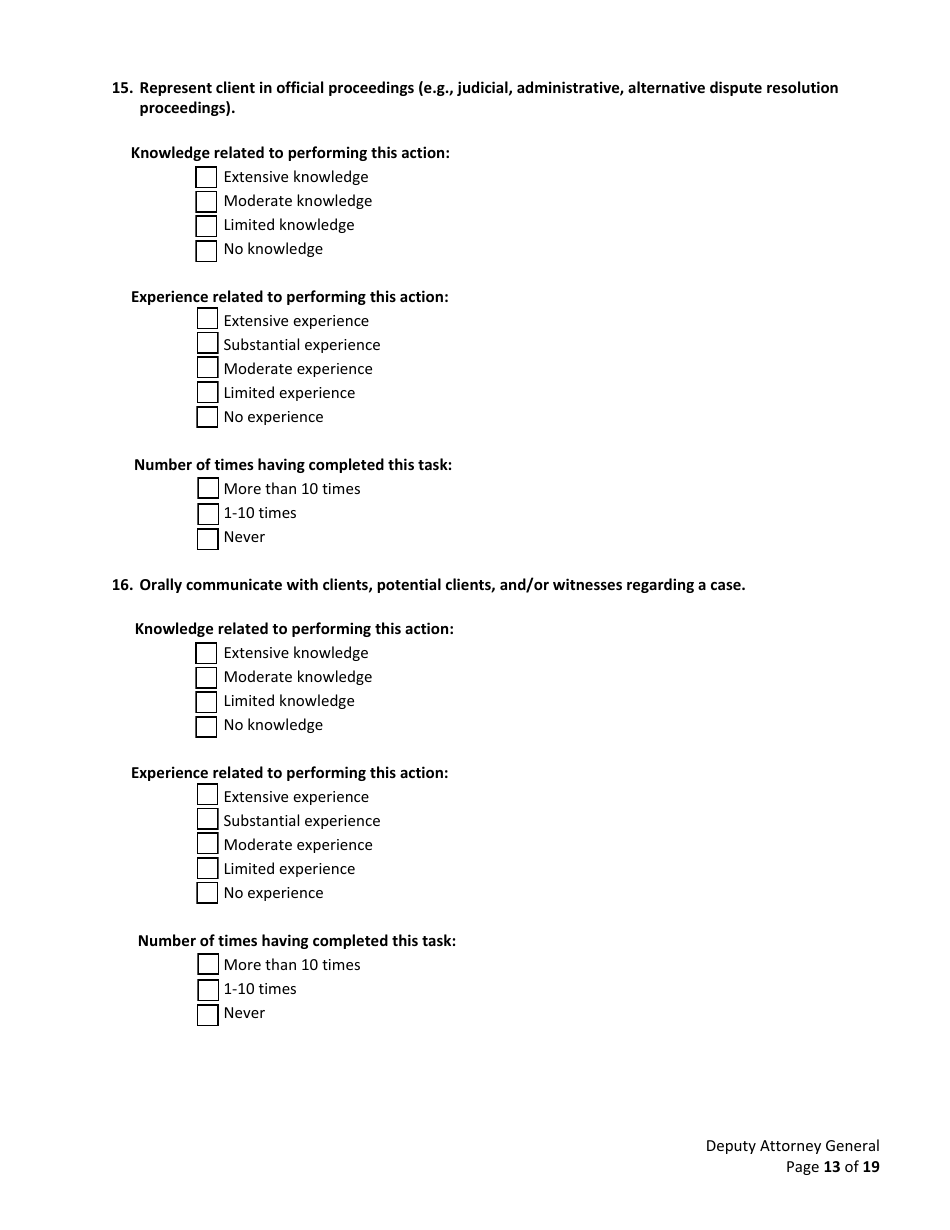 Deputy Attorney General Examination Bulletin - California, Page 18