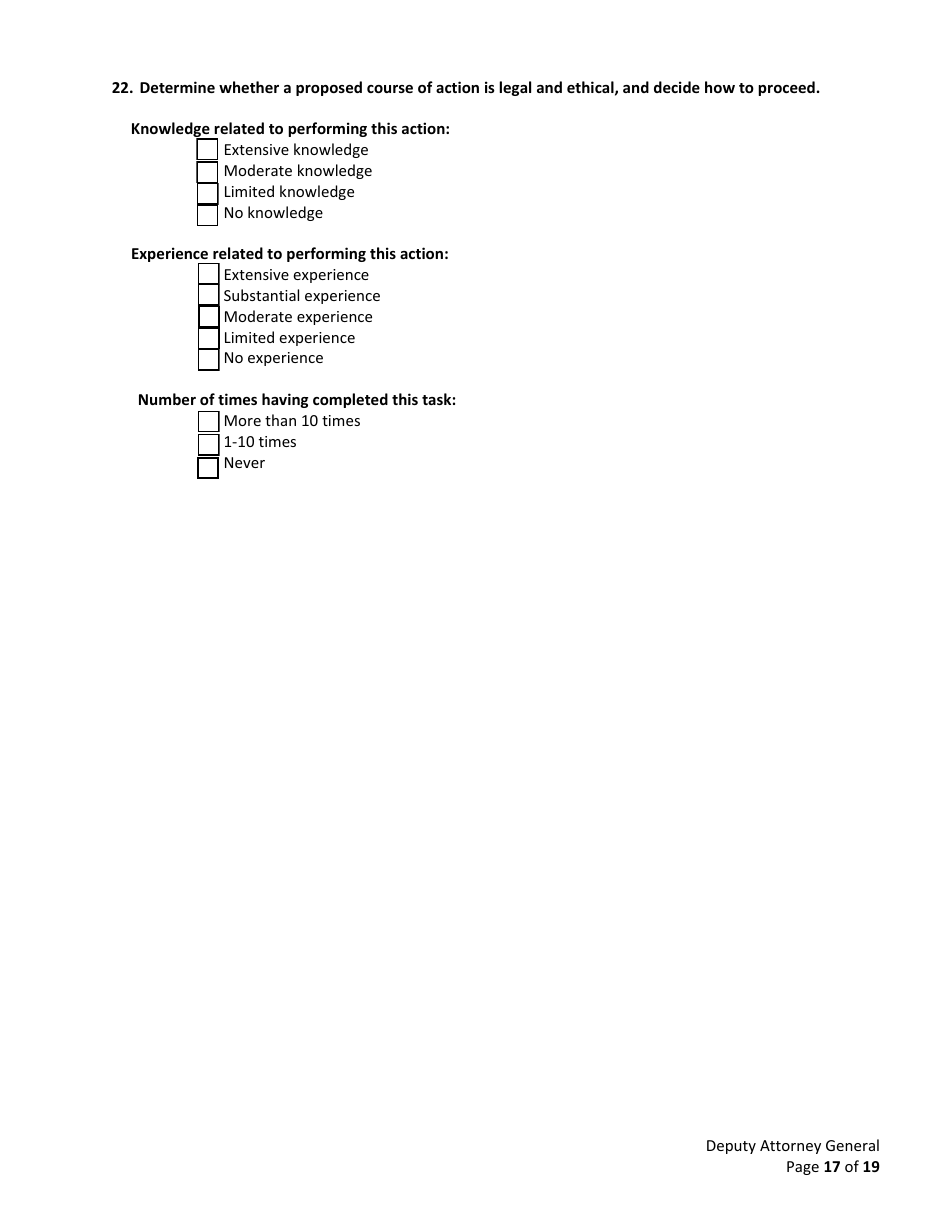 Deputy Attorney General Examination Bulletin - California, Page 22