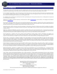 Deputy Attorney General Examination Bulletin - California, Page 5