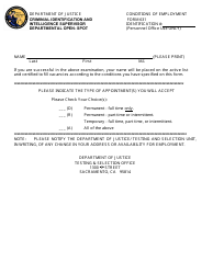 Criminal Identification and Intelligence Supervisor Examination Bulletin - California, Page 7