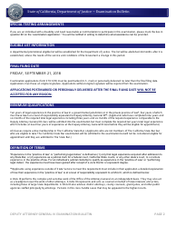 Deputy Attorney General IV Examination Bulletin - California, Page 2