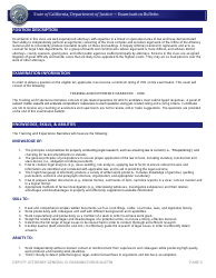 Deputy Attorney General IV Examination Bulletin - California, Page 3