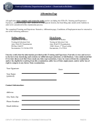 Deputy Attorney General IV Examination Bulletin - California, Page 8