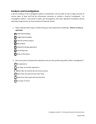 Investigative Auditor II Examination Bulletin - California, Page 10