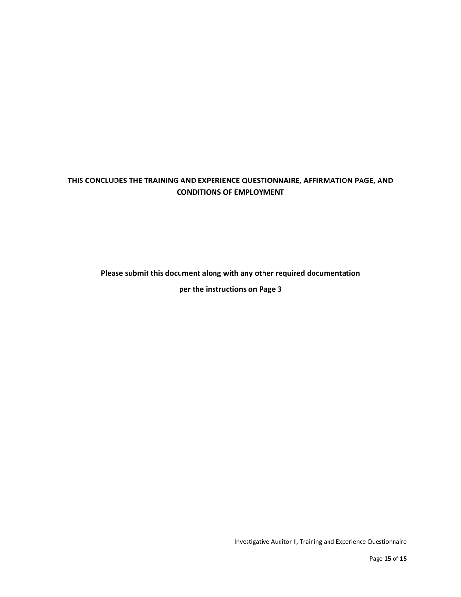 Investigative Auditor II Examination Bulletin - California, Page 21