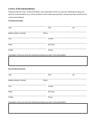 California Attorney General&#039;s Honors Program Application Form - California, Page 3