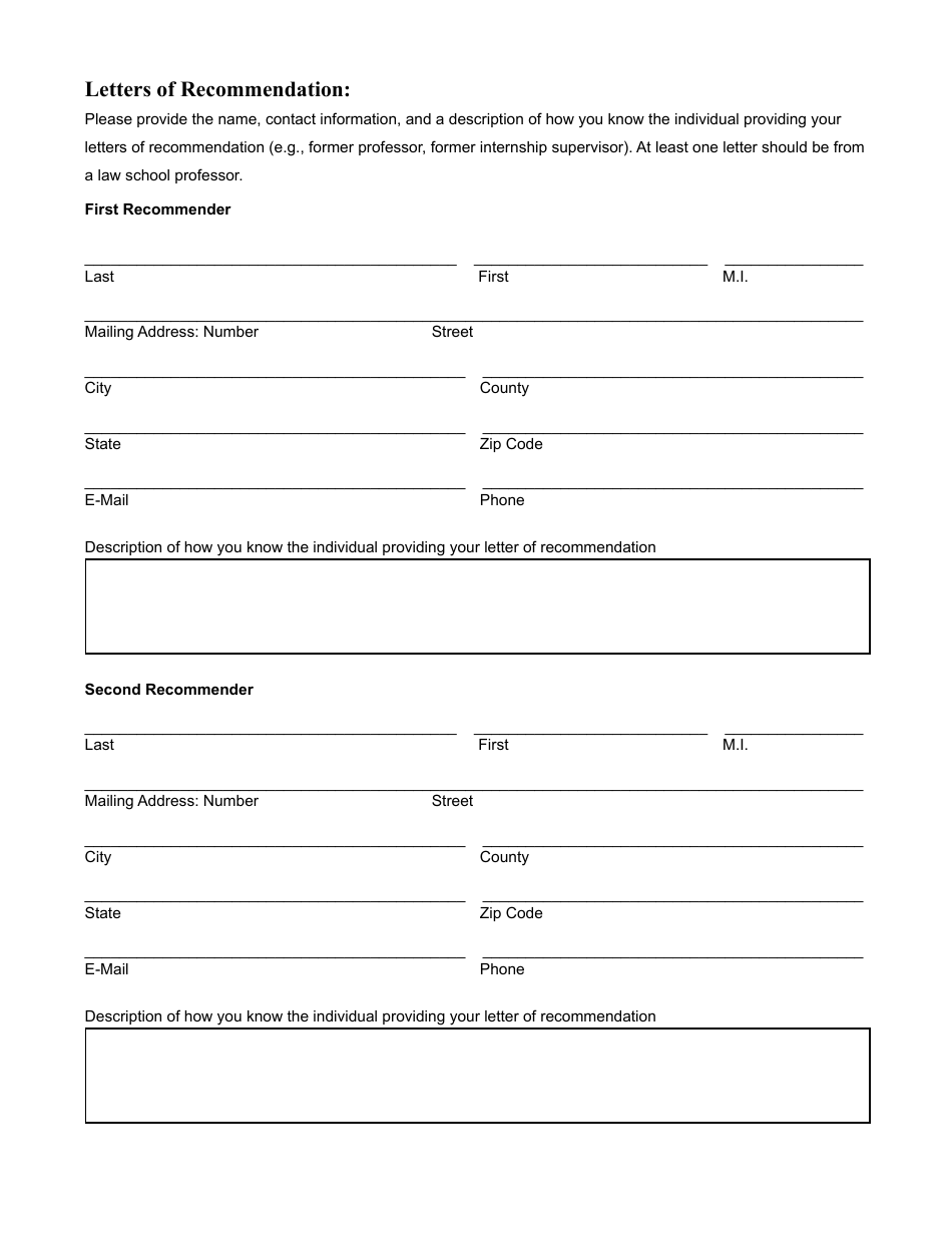 Earl Warren Solicitor General Fellowship Application Form - California, Page 3
