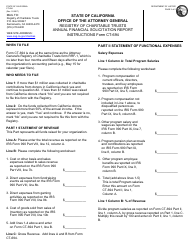 Form CT-694 Annual Financial Solicitation Report - California, Page 3