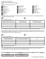 Form CT-5CF Annual Registration Form - Commercial Coventurer - California, Page 2