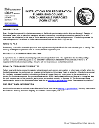 Form CT-3CF Annual Registration Form - Fundraising Counsel for Charitable Purposes - California, Page 4