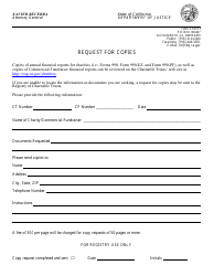 Document preview: Request for Copies - California
