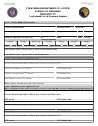 Form BOF4080 Application for Centralized List of Firearms Dealers - California, Page 3