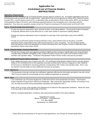Form BOF4080 Application for Centralized List of Firearms Dealers - California, Page 5