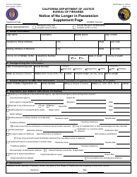 Form BOF4546 Notice of No Longer in Possession - California, Page 3
