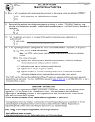 Form JUS8771 Seller of Travel Registration Application - California, Page 5