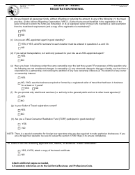 Form JUS8770 Seller of Travel Registration Renewal - California, Page 5