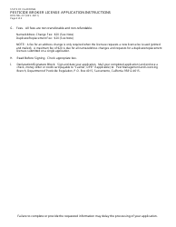 Pesticide Broker License Packet - California, Page 8