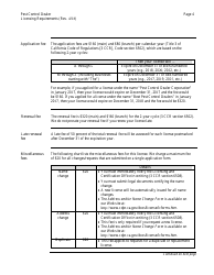 Pest Control Dealer Business License Packet - California, Page 5