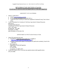 Aircraft Pilot Pest Control Certificate Packet - California, Page 12
