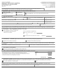 Aircraft Pilot Pest Control Certificate Packet - California, Page 7