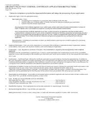 Aircraft Pilot Pest Control Certificate Packet - California, Page 8