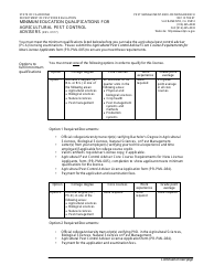Agricultural Pest Control Adviser License Packet - California, Page 11