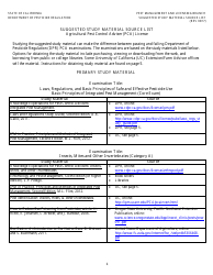 Agricultural Pest Control Adviser License Packet - California, Page 15