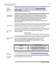 Agricultural Pest Control Adviser License Packet - California, Page 3