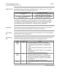 Pest Control Business License Packet - California, Page 5