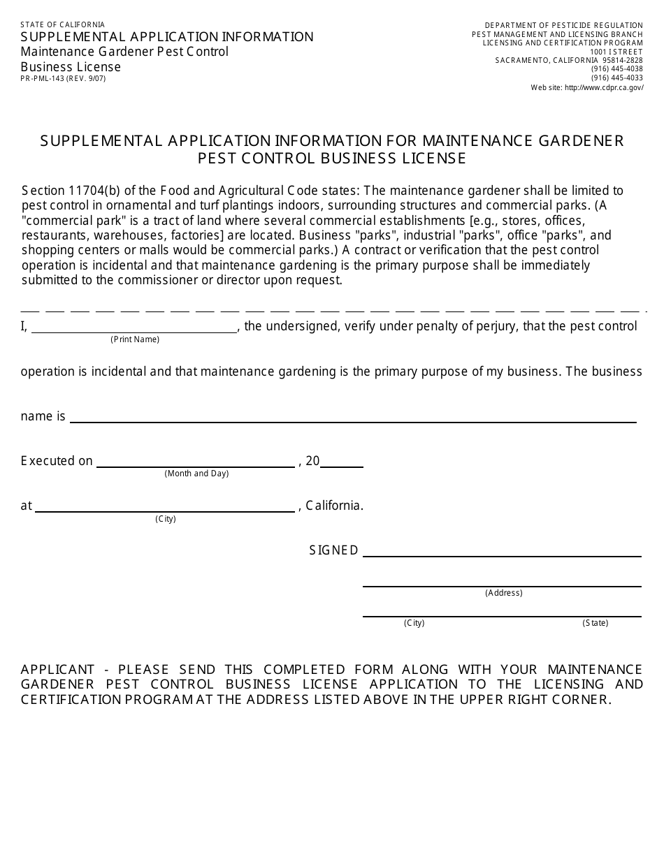 California gardener installer license prep class download the new version for mac