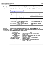 Maintenance Gardener Pest Control Business License Packet - California, Page 3