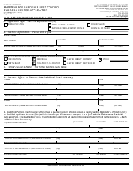 Maintenance Gardener Pest Control Business License Packet - California, Page 9