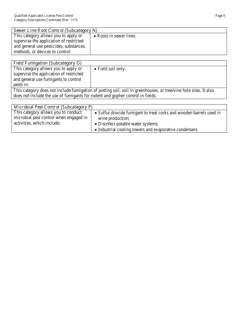 Qualified Applicator License Packet - California, Page 12