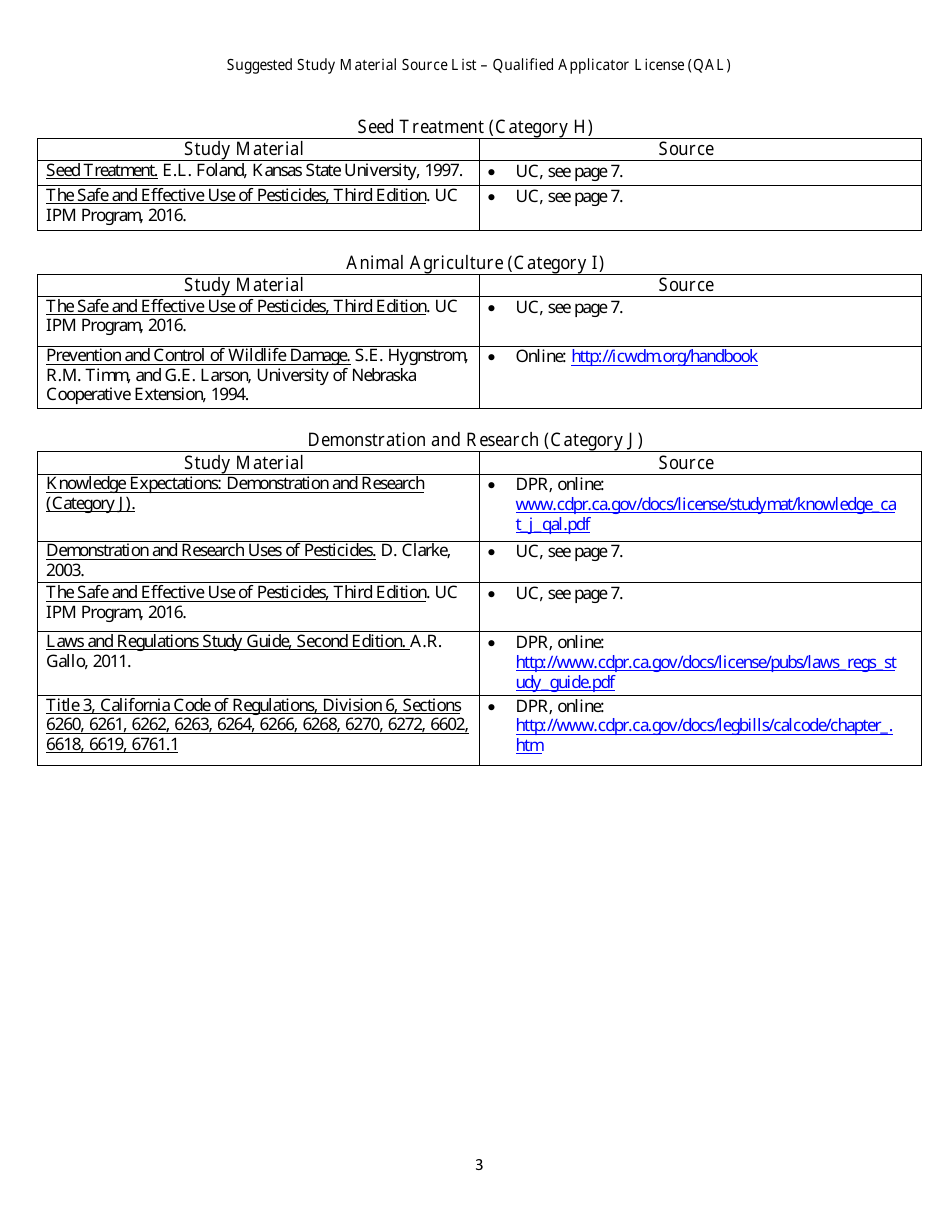 California Qualified Applicator License Packet Fill Out, Sign Online