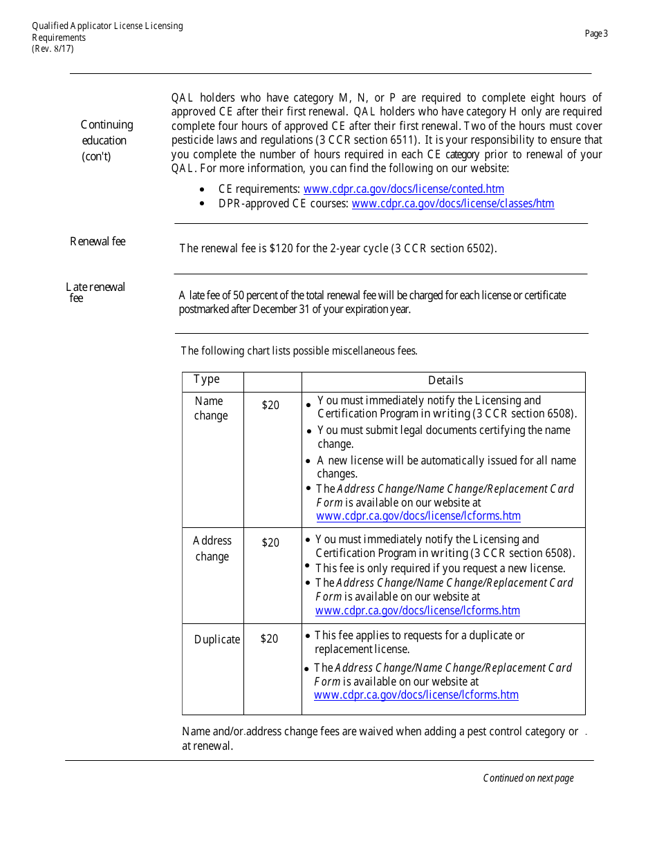 California Qualified Applicator License Packet Fill Out, Sign Online