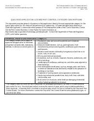 Qualified Applicator License Packet - California, Page 9