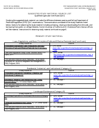 Qualified Applicator Certificate Packet - California, Page 13