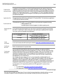 Qualified Applicator Certificate Packet - California, Page 3