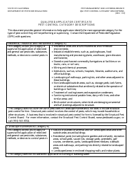 Qualified Applicator Certificate Packet - California, Page 9