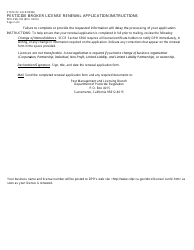 Pest Control Broker License Renewal Application Packet - California, Page 4