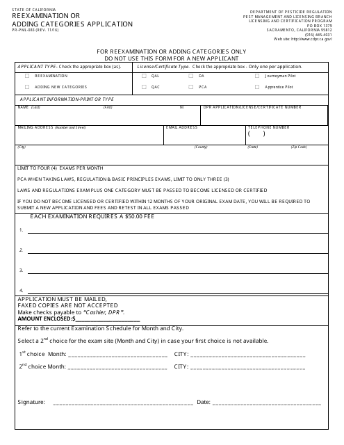 Form PR-PML-083  Printable Pdf